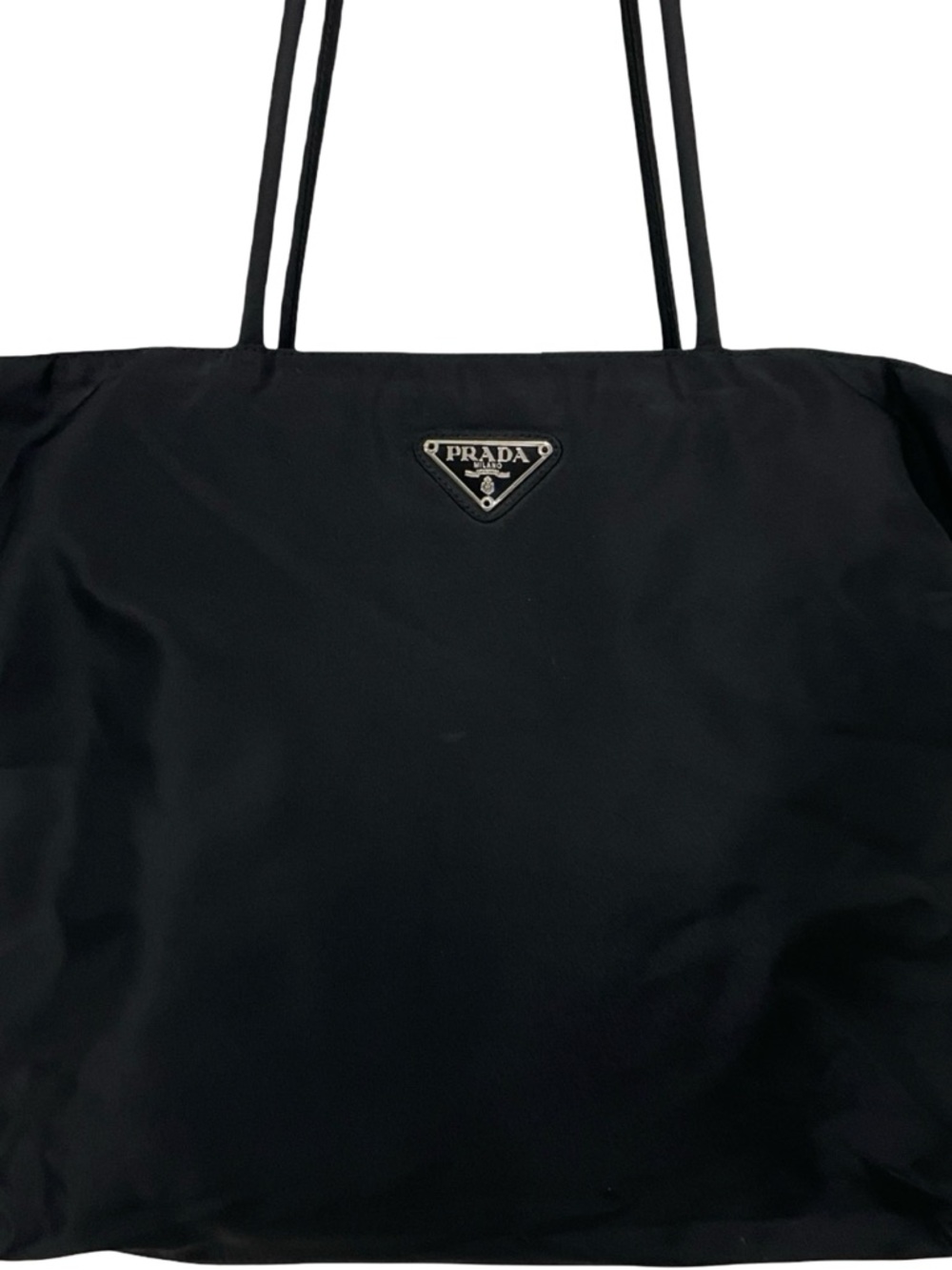 Prada Tessuto Triangle Logo Nylon Tote Bag - Picture 13 of 13